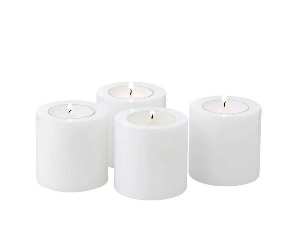 edzard-cornelius-teelichthalter-4er-set-wei-6-cm-dauerkerze image 1