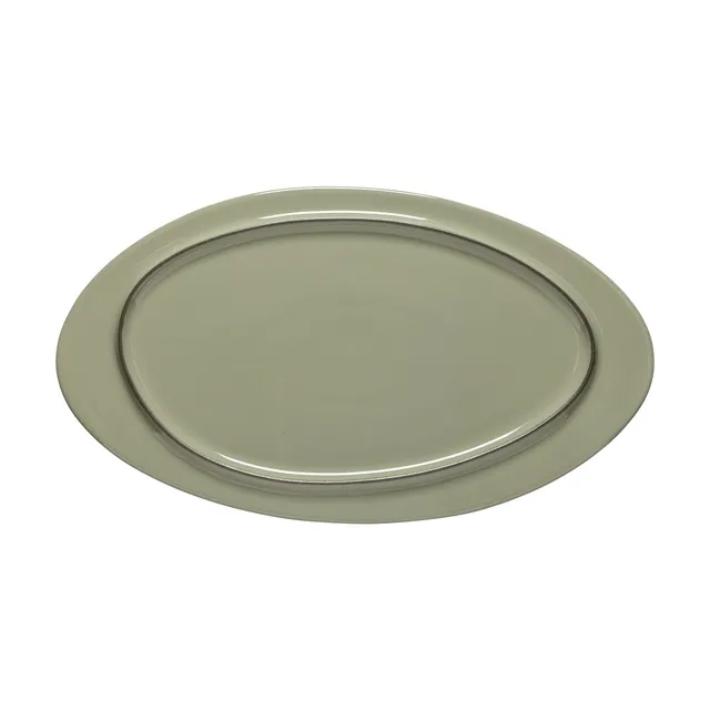 costa-nova-ambar-servierplatte-oval-salbeigr-n-gl-nzend image 1