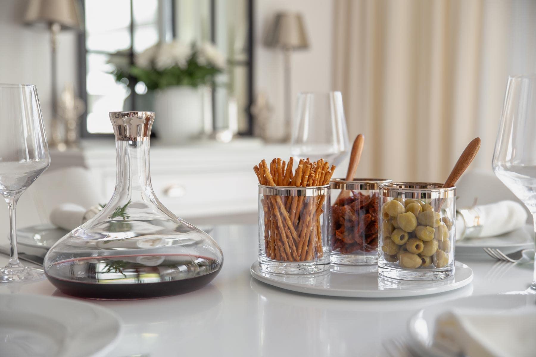 edzard-olivia-edward-karaffe-kristallglas-platinrand-1-6-l image 4