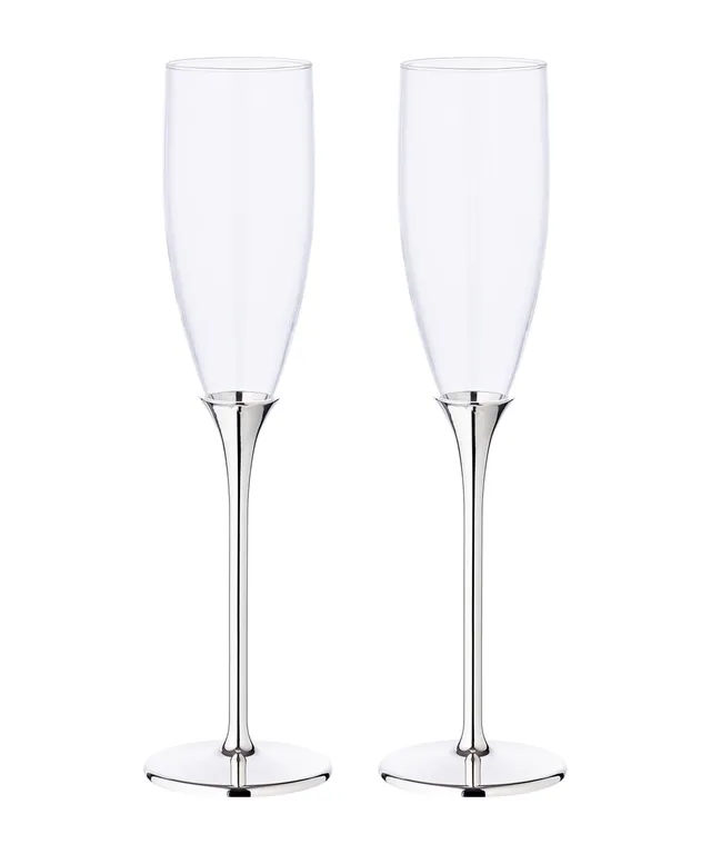 edzard-mido-victoria-sektkelche-2er-set-27-cm-versilbert image 1