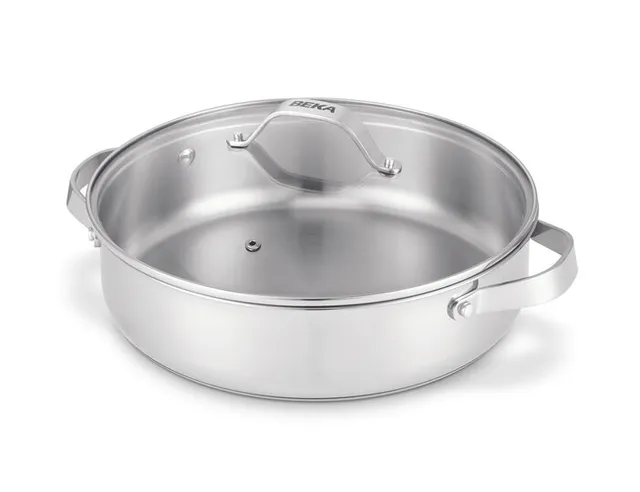 beka-cicla-schmorpfanne-edelstahl-28-cm-chrome-recycelt image 1
