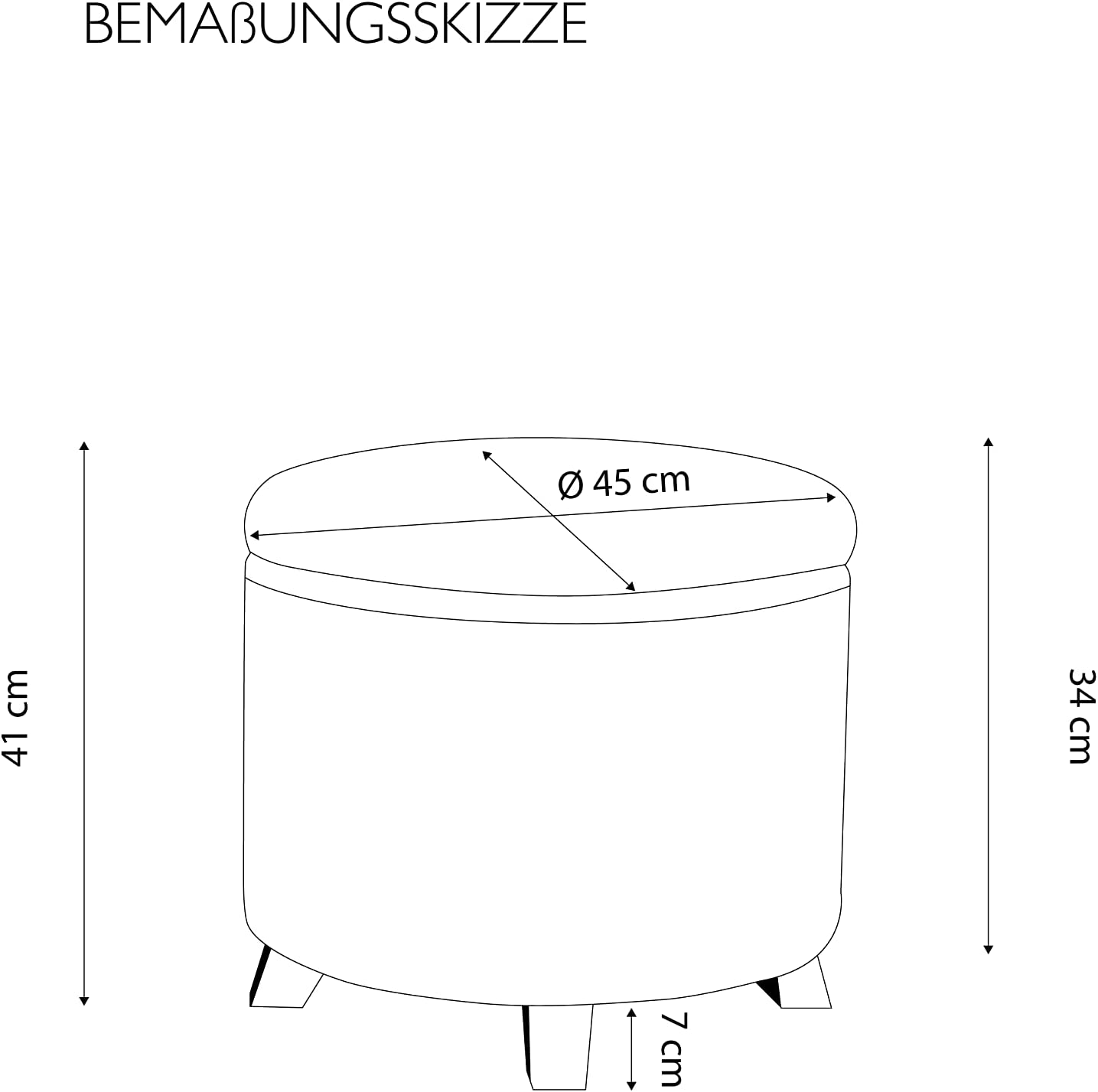 echtwerk-mary-sitzhocker-grau-fu-hocker-mit-stauraum-stoff image 4