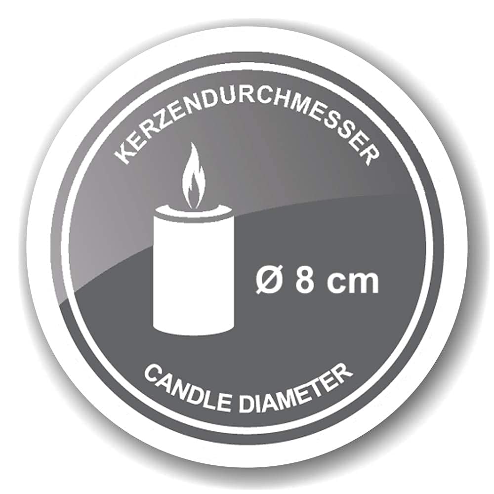edzard-sanremo-kerzenhalter-2er-set-10-cm-vernickelt-stumpenkerzen image 8