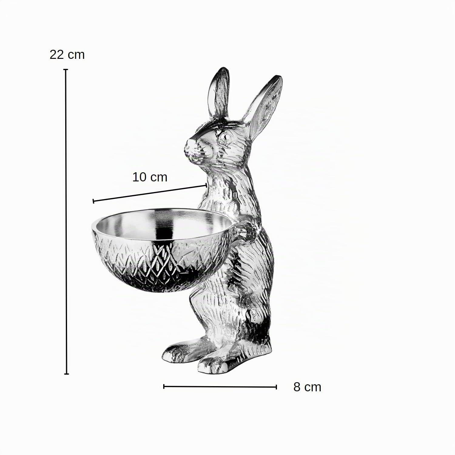 edzard-bert-hase-mit-schale-dekofigur-h-22-cm-silber image 3