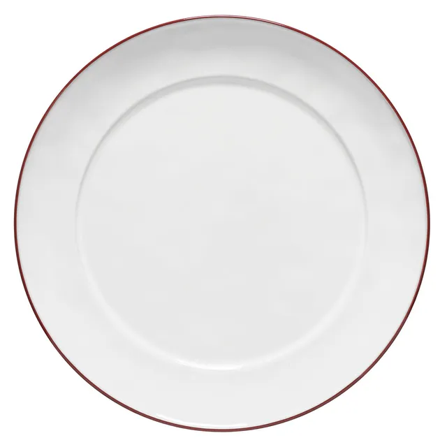 costa-nova-beja-servierplatte-rund-wei-rot-steinzeug image 1