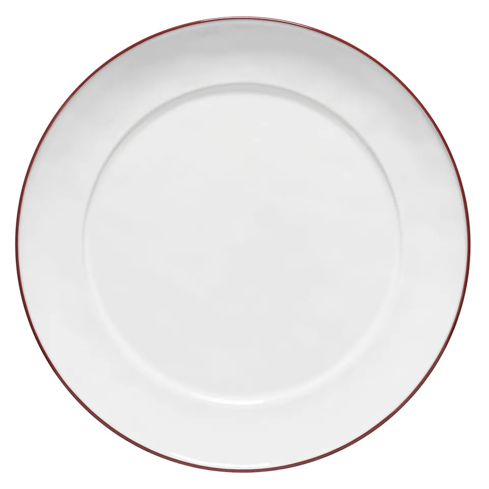 costa-nova-beja-servierplatte-rund-wei-rot-steinzeug image 1