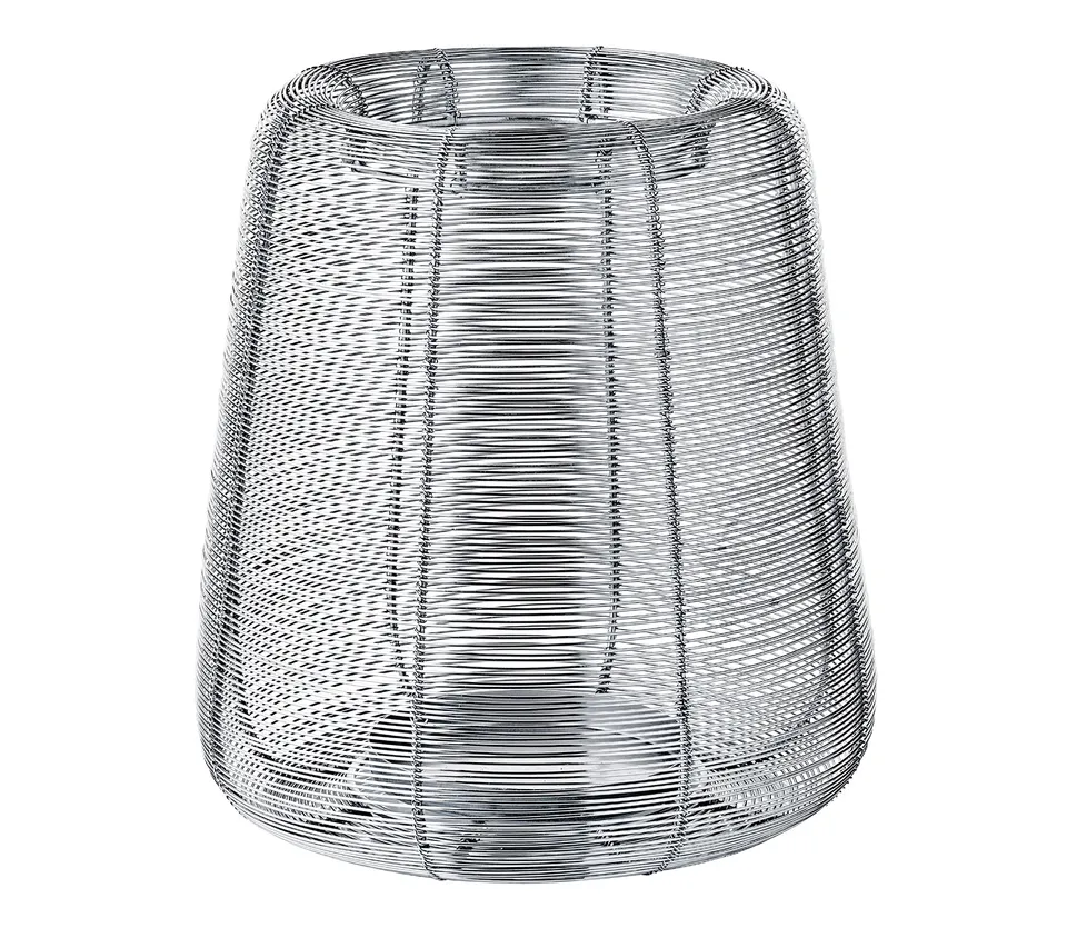 edzard-kurt-windlicht-edelstahl-gitter-h-29-cm-vernickelt image 1