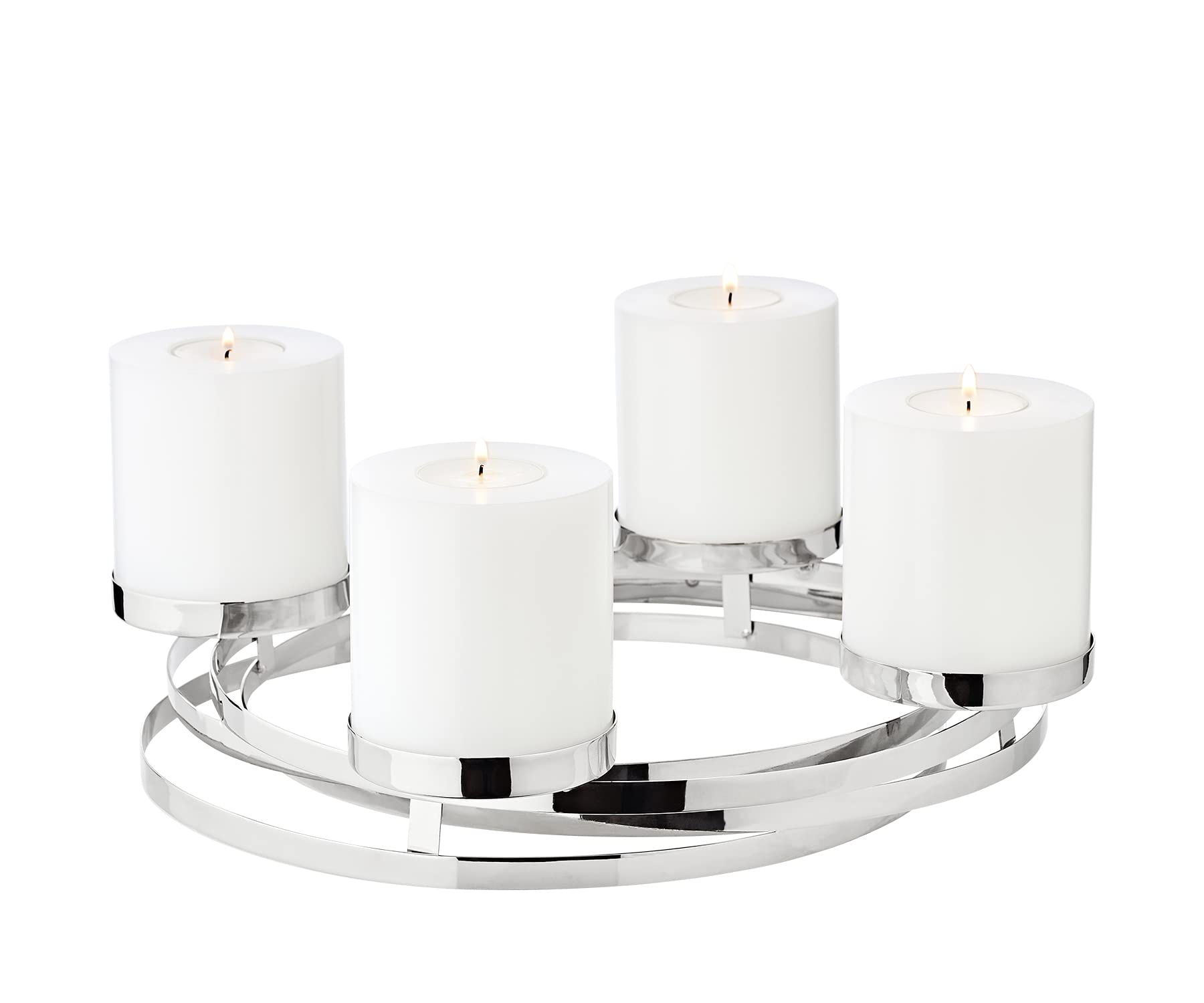 edzard-milano-adventskranz-annabel-34-cm-edelstahl image 1