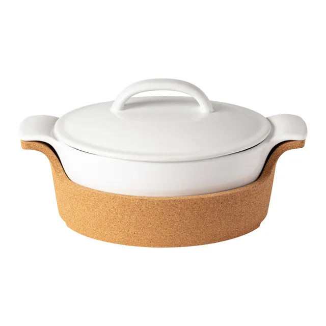 costa-nova-ensemble-terrine-oval-wei-korktablett-feinsteinzeug image 1