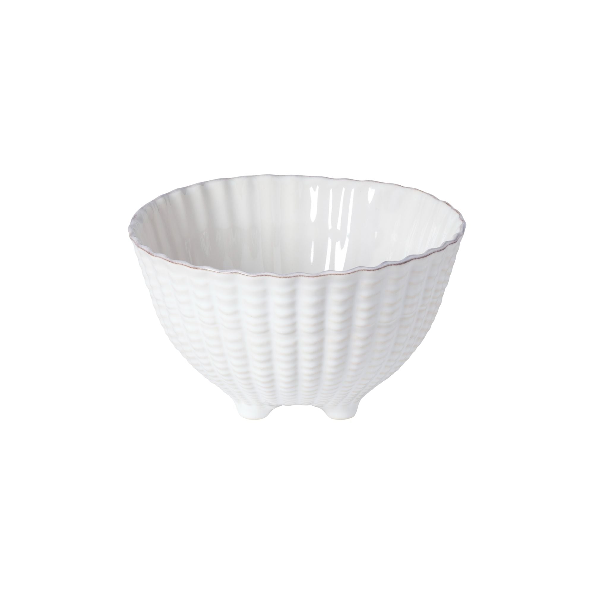costa-nova-aparte-muschelschale-mit-fu-steingut-wei image 1