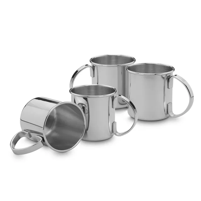 echtwerk-moscow-mule-becher-set-4-tlg-480-ml-silber image 1