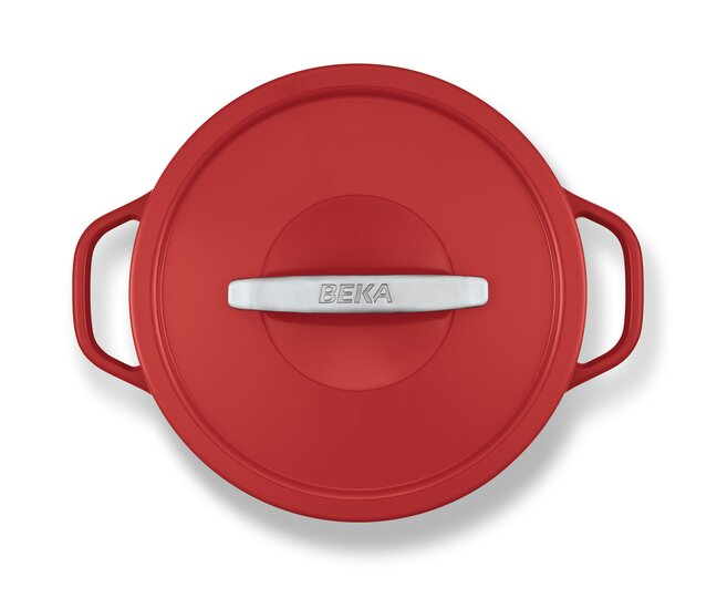 beka-nori-plume-schmortopf-24-cm-sunset-red-alu image 2