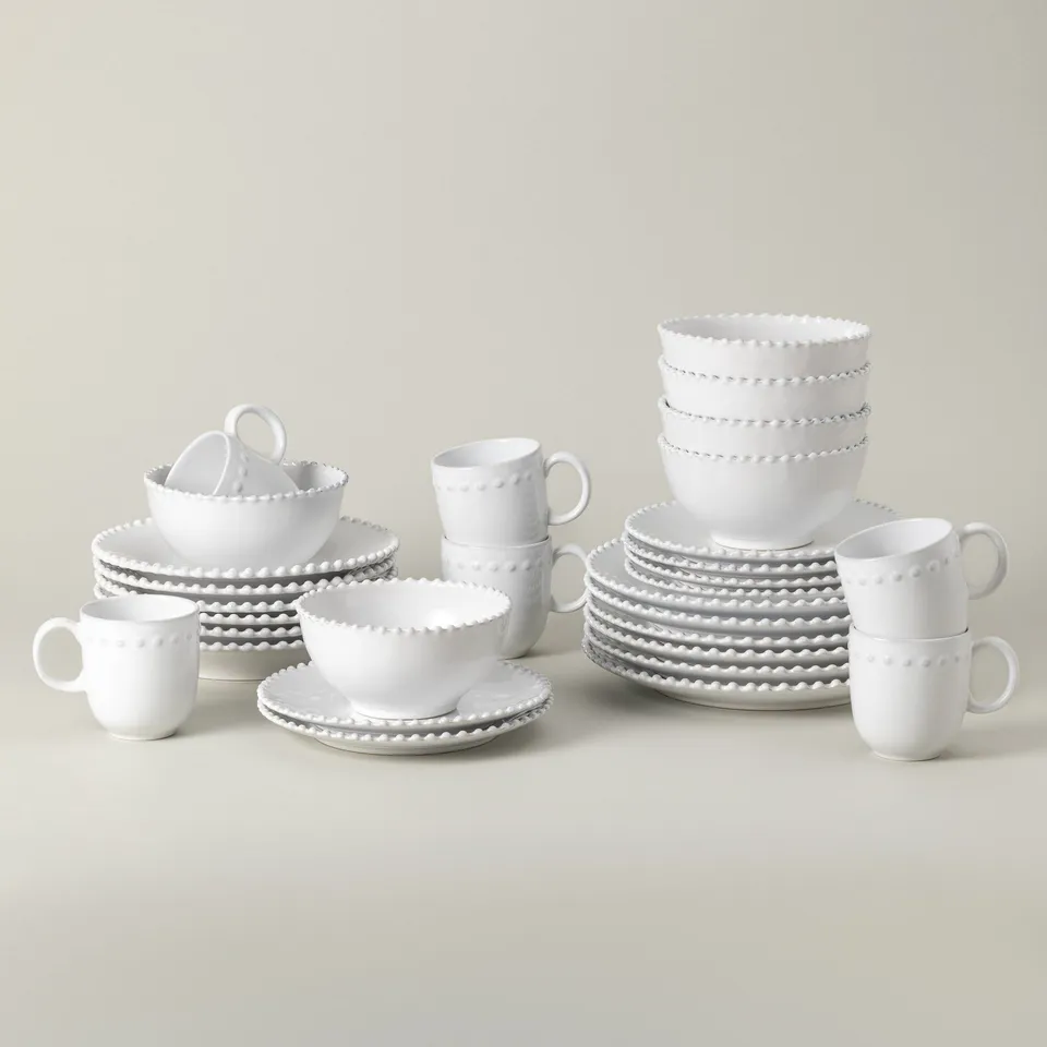 costa-nova-pearl-tafelservice-30-tlg-wei-suppen-pastateller image 1