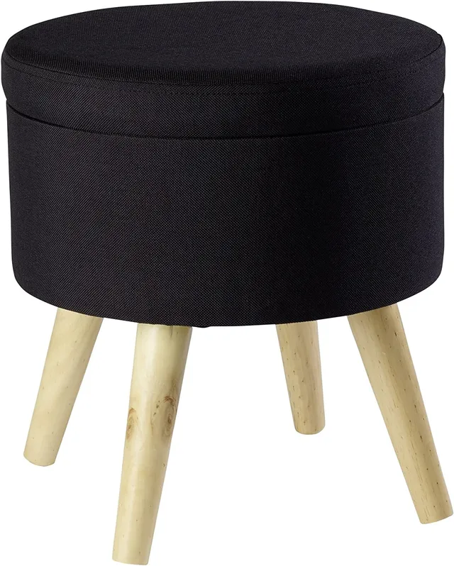 echtwerk-max-sitzhocker-stauraum-schwarz-holzf-e-32cm image 1