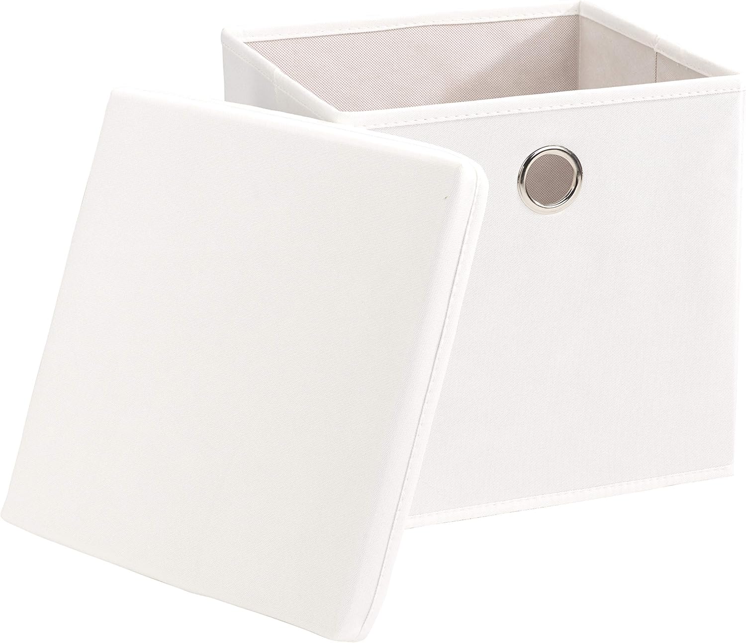 echtwerk-aufbewahrung-aufbewahrungsbox-mit-deckel-wei-faltbar-20-kg image 2