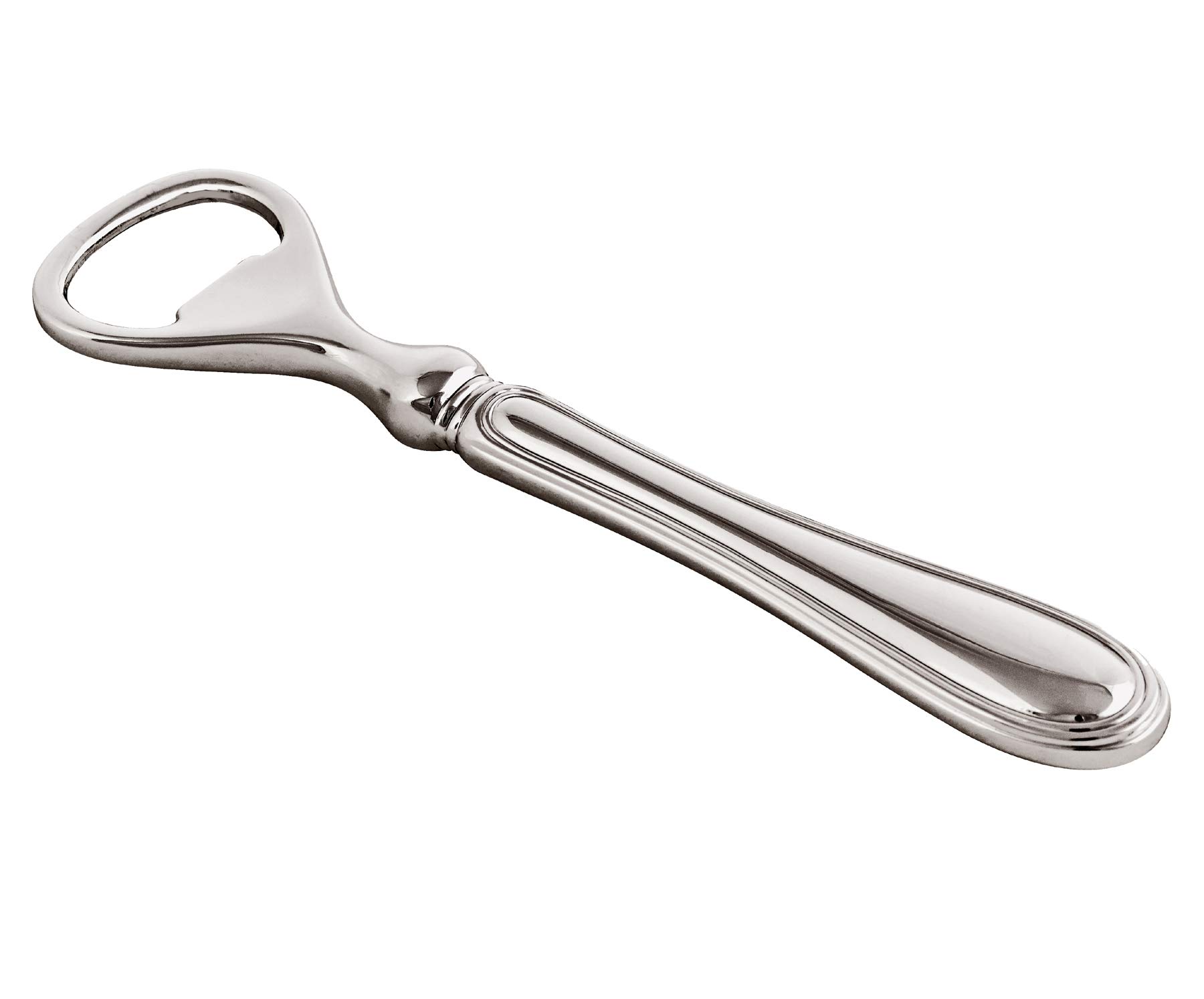 edzard-faden-flaschen-ffner-15-cm-versilbert-edelstahl image 1