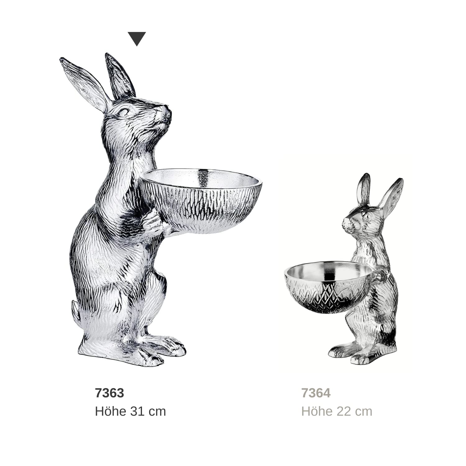edzard-bert-hase-mit-schale-deko-versilbert-31-cm image 4