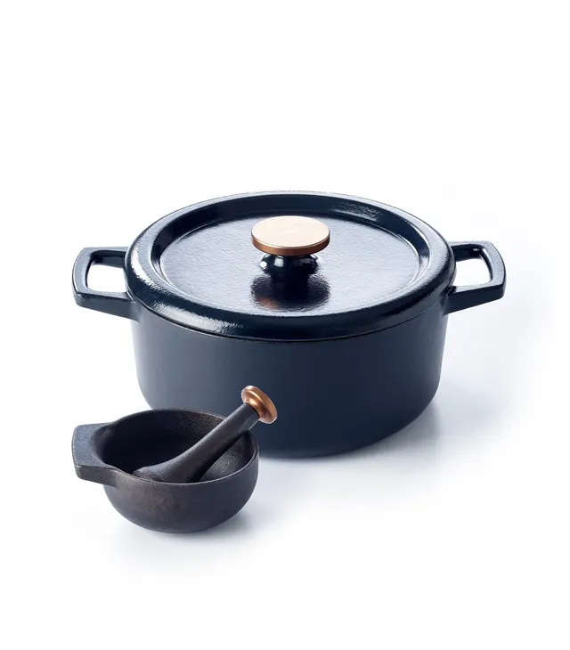 beka-nori-schmortopf-set-24-cm-schwarz-mit-m-rser image 1