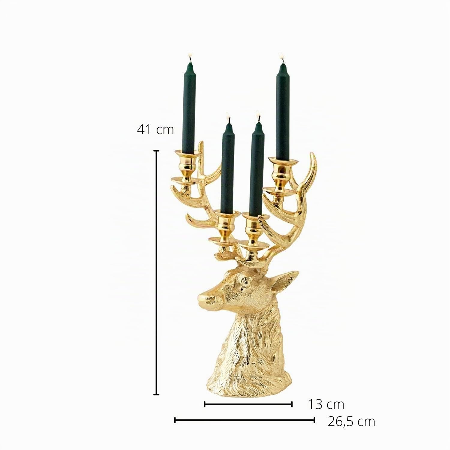 edzard-richard-kerzenleuchter-hirsch-gold-optik-43-cm image 3