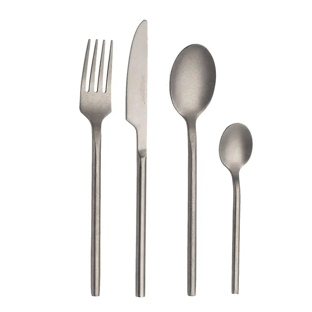 echtwerk-malou-tafelbesteck-16tlg-matt-silber-stonewashed image 1