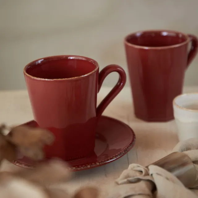 costa-nova-luzia-becher-tasse-crimson-rot-steingut image 1