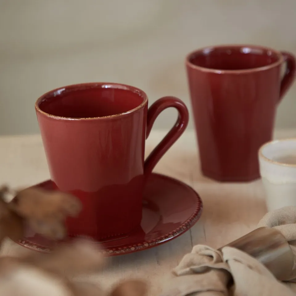 costa-nova-luzia-becher-tasse-crimson-rot-steingut image 1
