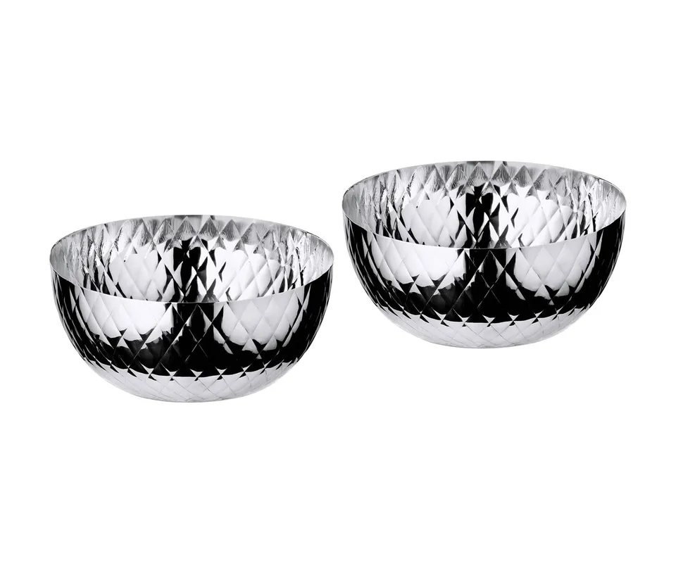 edzard-ponza-dekoschalen-2er-set-edelstahl-15-cm image 1