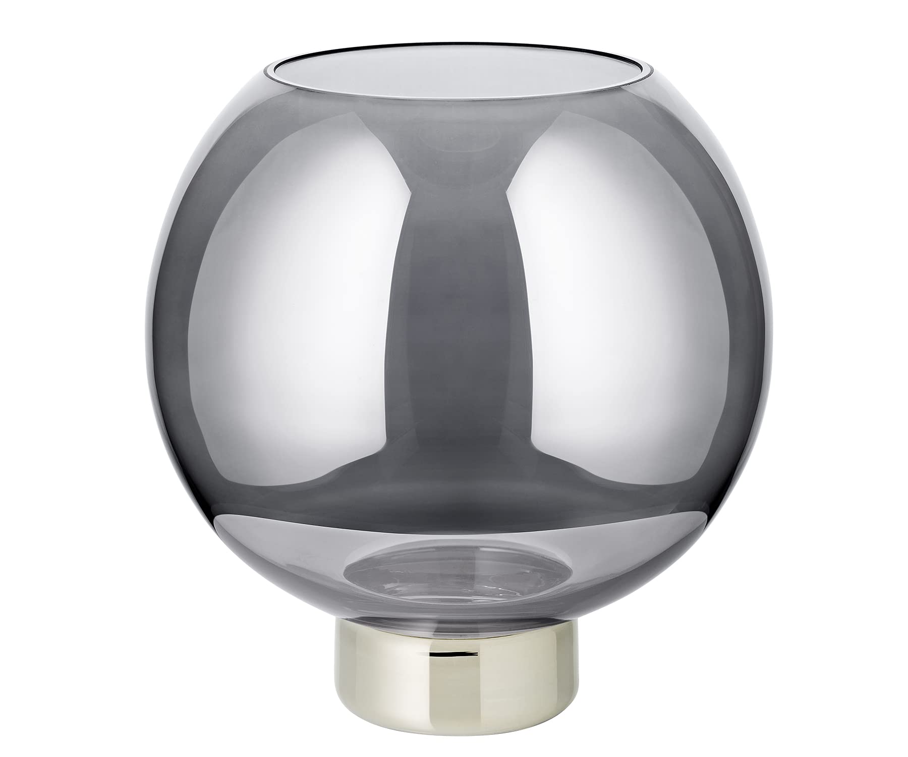 edzard-molly-jack-windlicht-21-cm-rauchglas-platinrand image 2