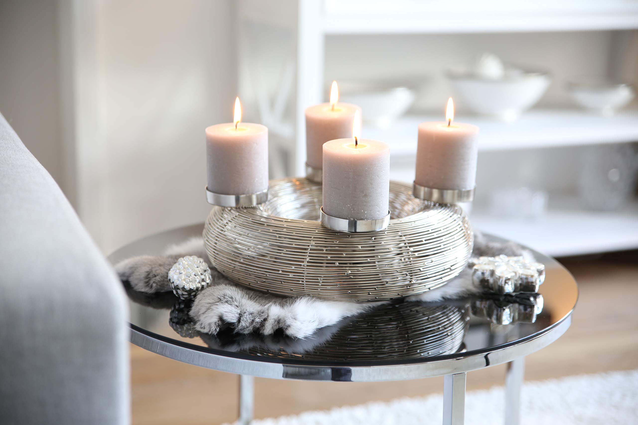 edzard-milano-verona-adventskranz-30-cm-edelstahl image 4