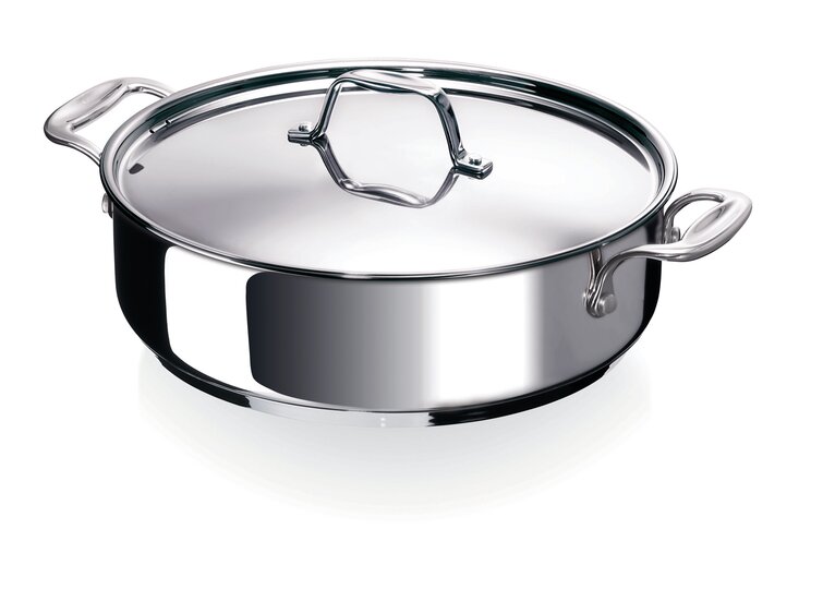 beka-chef-schmorpfanne-28-cm-edelstahl-2-griffe image 1
