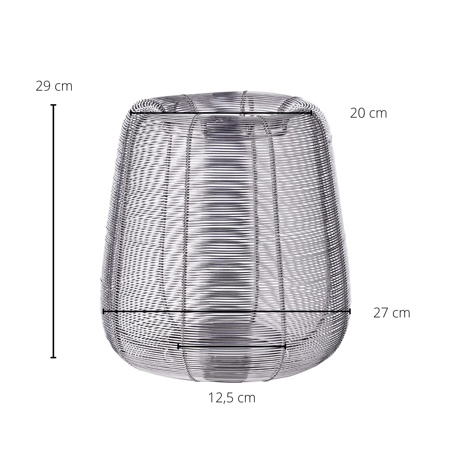 edzard-kurt-windlicht-edelstahl-gitter-h-29-cm-vernickelt image 3