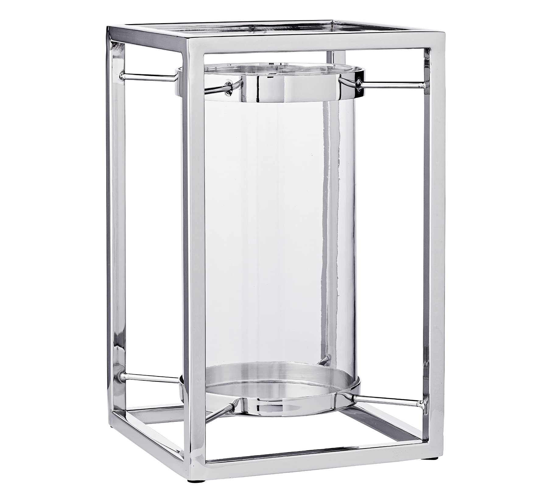 edzard-banu-windlicht-31-cm-edelstahl-vernickelt-mit-glas image 4