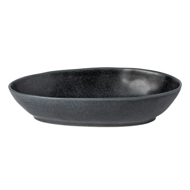 costa-nova-boutique-auflaufform-oval-schwarz-matt image 1