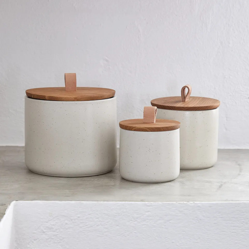costa-nova-pacifica-vorratsdose-holzdeckel-vanilla-beige image 1