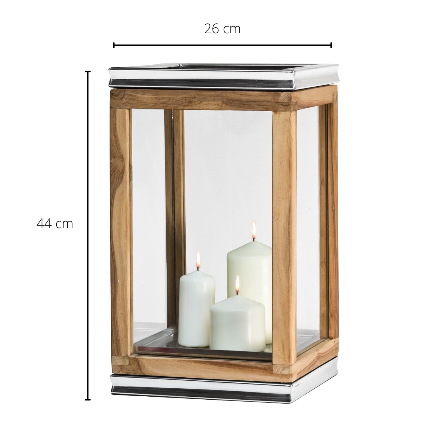 edzard-dubai-laterne-44-cm-teakholz-braun-bodenlaterne image 2