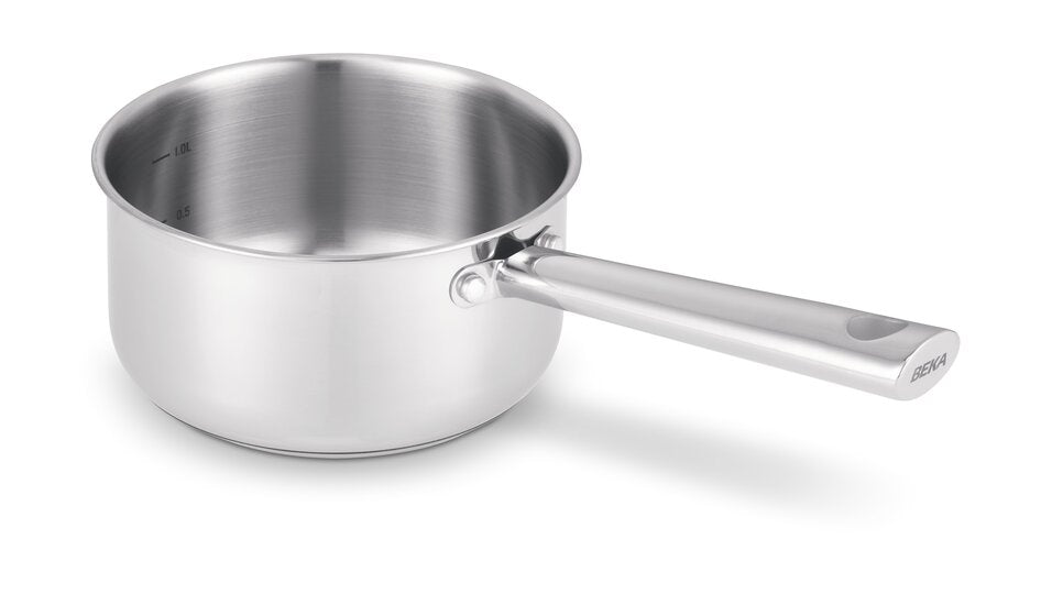 beka-cicla-stieltopf-edelstahl-16-cm-chrome-recycelt image 1