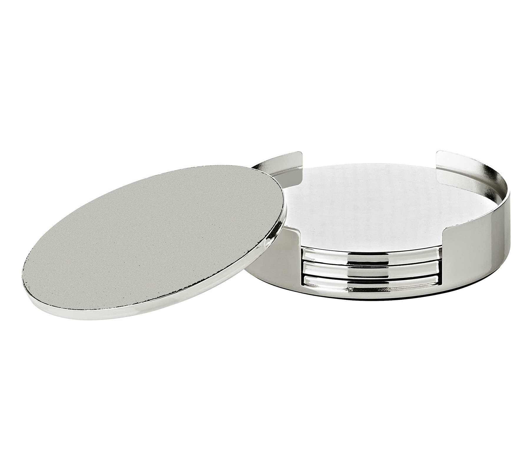 edzard-due-flaschenuntersetzer-4er-set-versilbert-mit-halter image 2