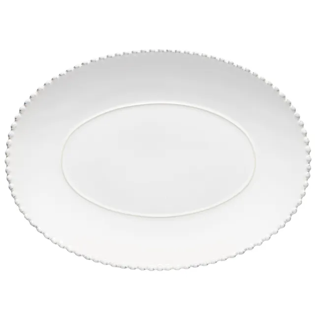 costa-nova-pearl-servierplatte-oval-wei-steinzeug image 1