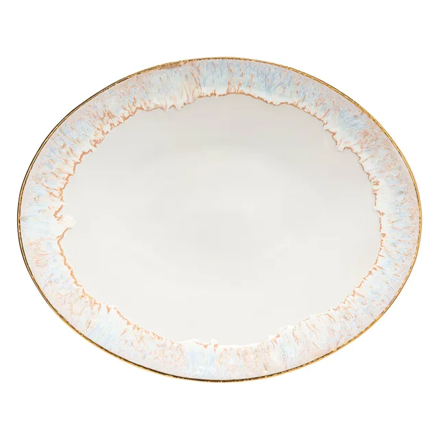 costa-nova-taormina-servierplatte-oval-wei-gold-feinsteinzeug image 1