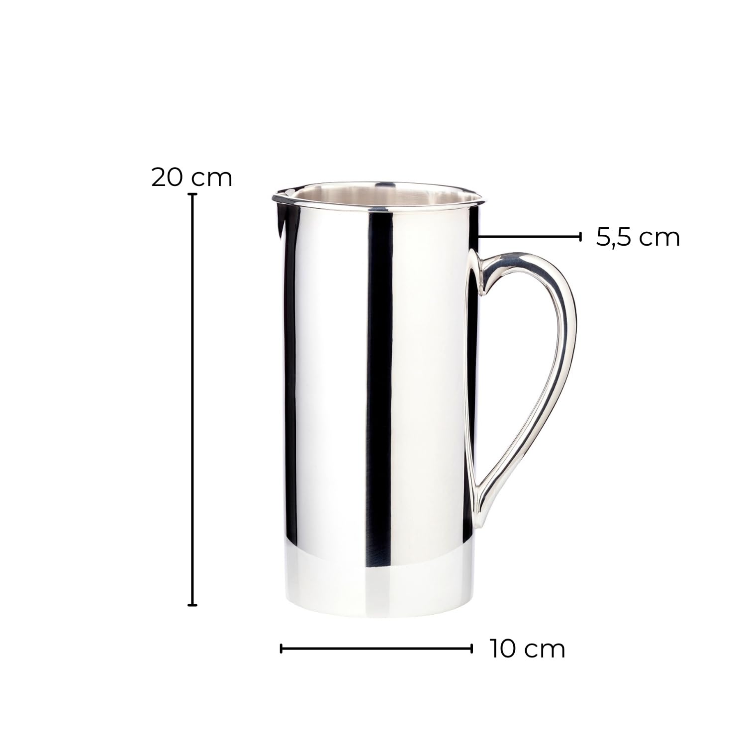 edzard-olivia-santana-krug-20-cm-versilbert-1-25-liter image 3