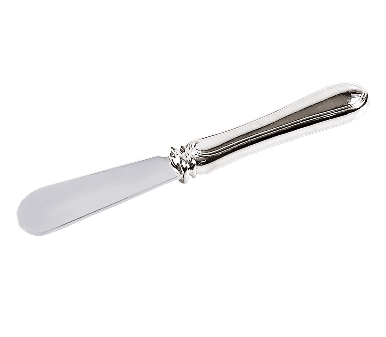edzard-faden-buttermesser-15-cm-versilbert image 2
