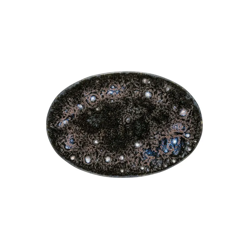 costa-nova-roda-oval-teller-iris-schwarz-feinsteinzeug image 1