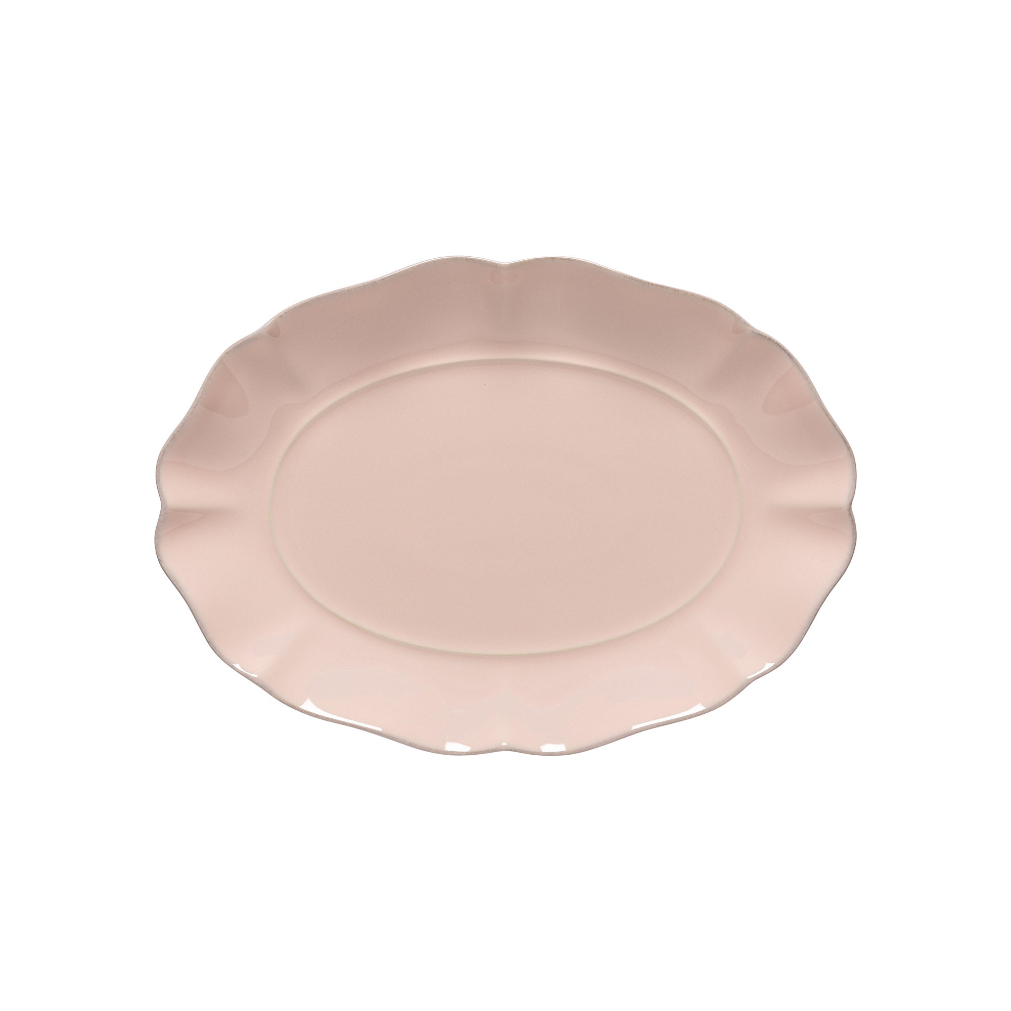 costa-nova-rosa-servierplatte-oval-ros-steinzeug-gl-nzend image 1