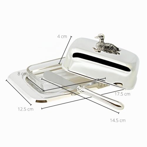 edzard-madrid-butterdose-ente-versilbert-18-cm-messer image 7