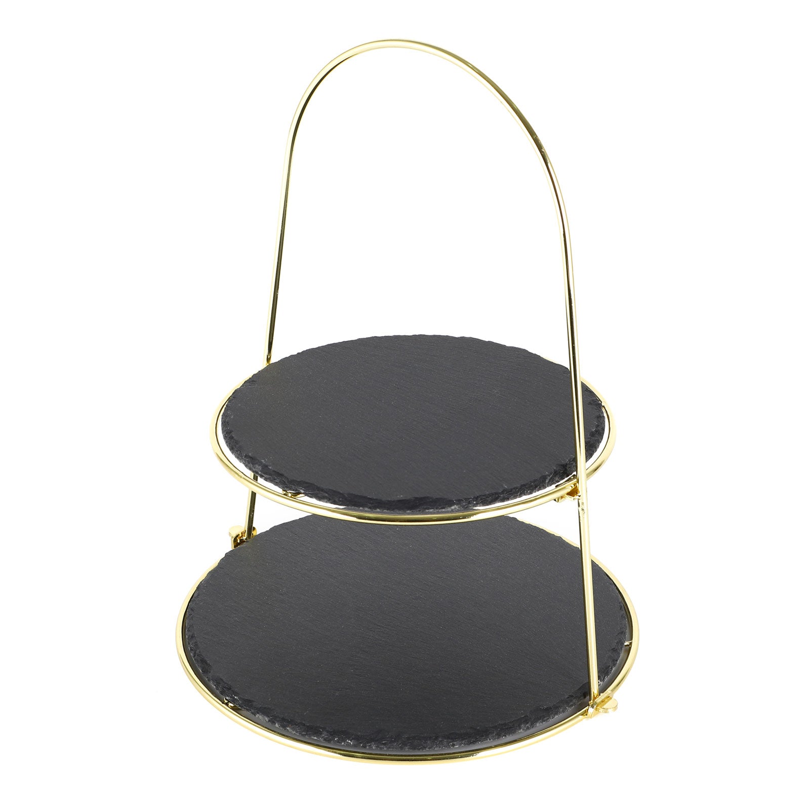echtwerk-geschirr-etagere-schiefer-2-st-ckig-silber-25-30-cm image 7