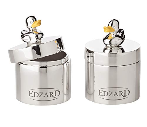 edzard-bert-zahndose-ente-versilbert-2er-set-anlaufgesch-tzt image 8