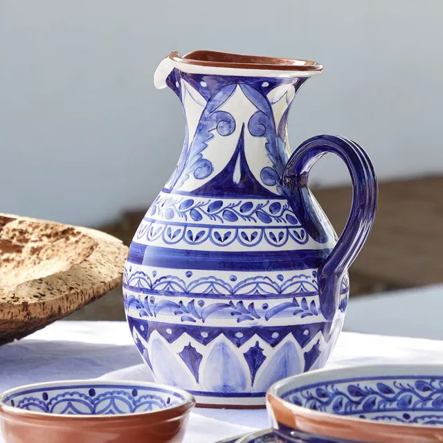 costa-nova-alentejo-j300-bw-krug-terracotta-blau image 1