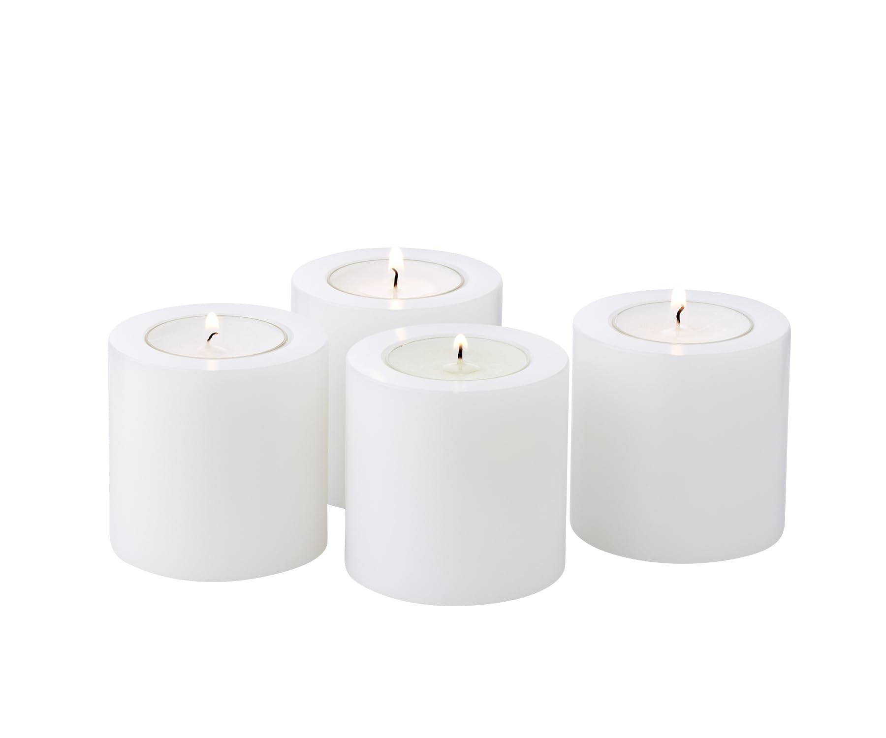 edzard-cornelius-teelichthalter-4er-set-wei-6-cm-dauerkerze image 1