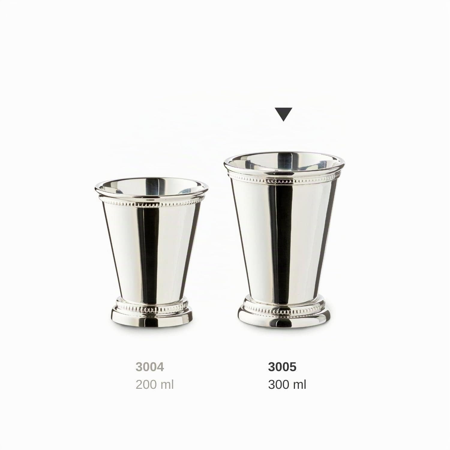 edzard-perla-bechervase-versilbert-11cm-300ml-silber image 2