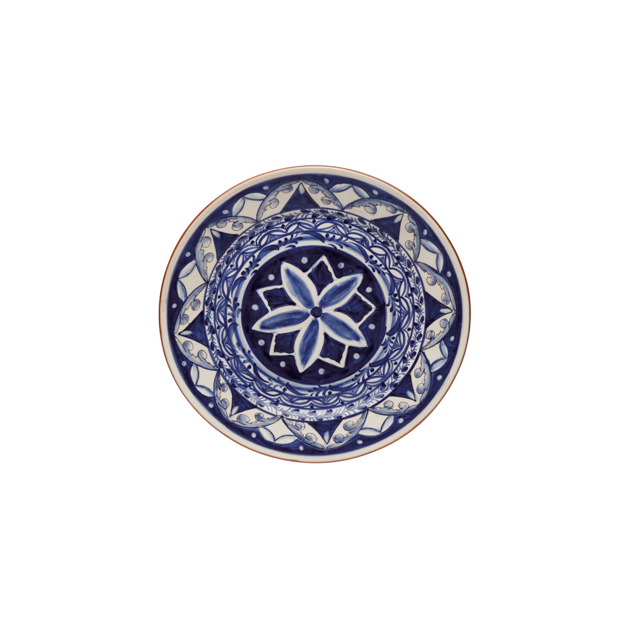 costa-nova-alentejo-terracotta-dessertteller-blau-wei image 1